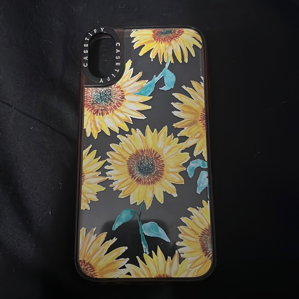 Casetify sunflower iPhone case